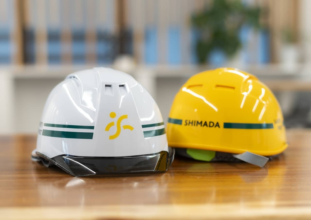 島田組 ヘルメットデザイン